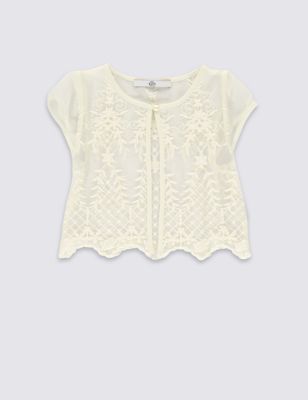 Floral Lace Bolero &#40;1-7 Years&#41;